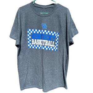 Kentucky Wildcats basketball UK BBN gray shirt Size Large